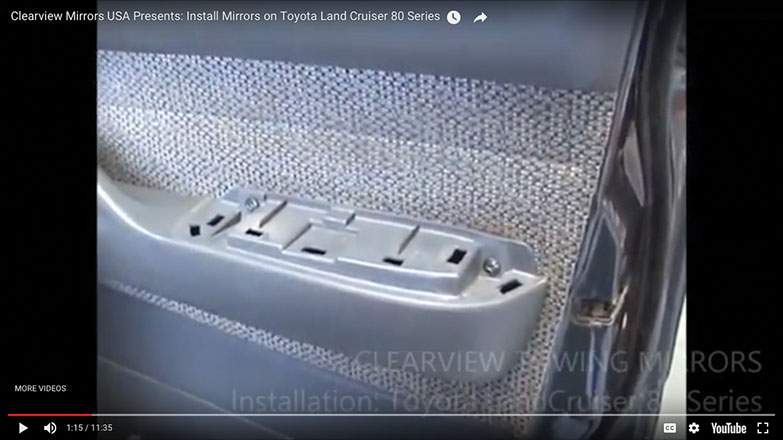 Toyota Land Cruiser 80 Series arm rest without cover