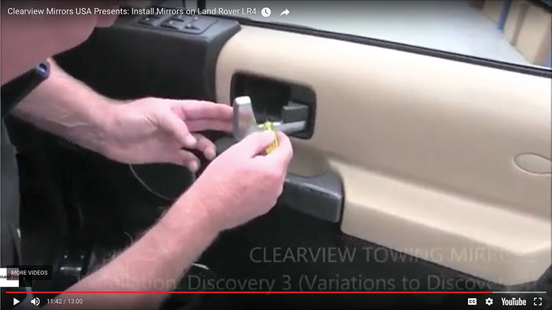 remove screw behind door handle