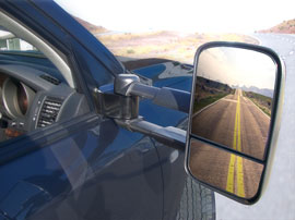 on the road with Clearview mirrors